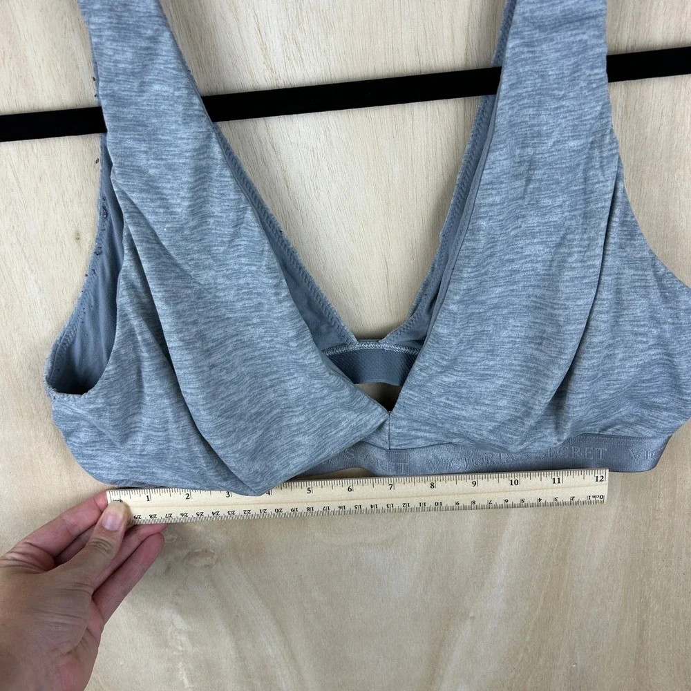 Victoria's‎ Secret Deep Plunge Gray Cotton Sports Bra – Size Unknown